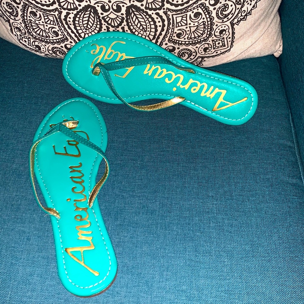 America Eagle Flip Flops